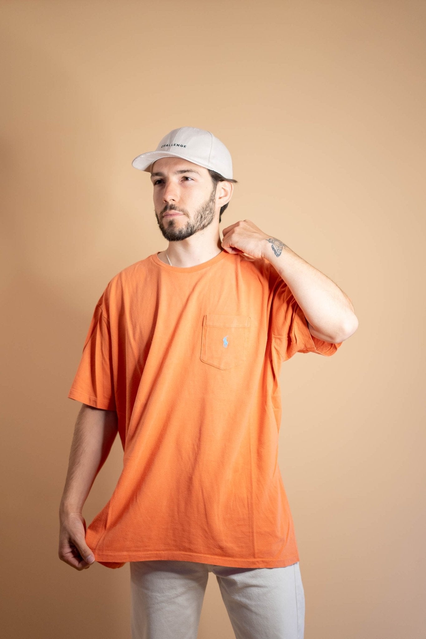 T-shirt Ralph Lauren Homme 582 - XL - ORANGE - amifrip - Friperie en ligne et vêtements vintage