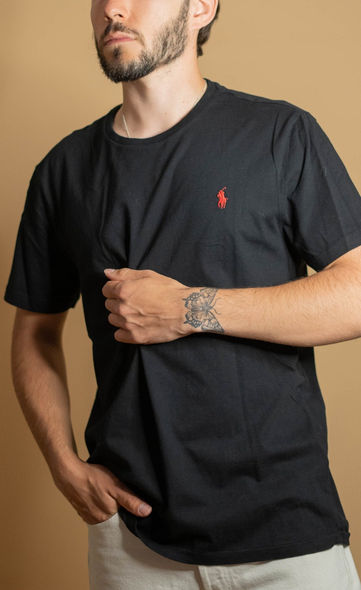 T-shirt Ralph Lauren Homme 723 - L - NOIR - amifrip - Friperie en ligne et vêtements vintage