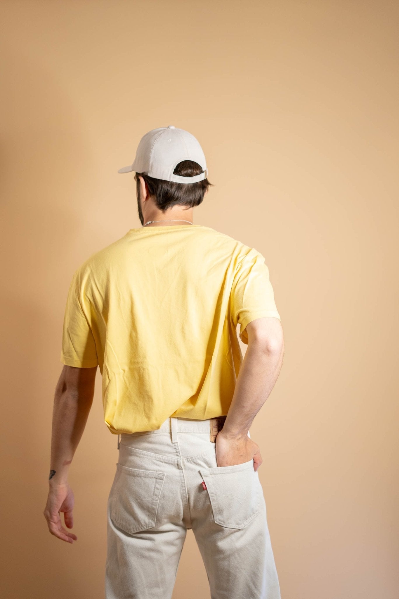 T-shirt Ralph Lauren Homme 752 - L - JAUNE - amifrip - Friperie en ligne et vêtements vintage