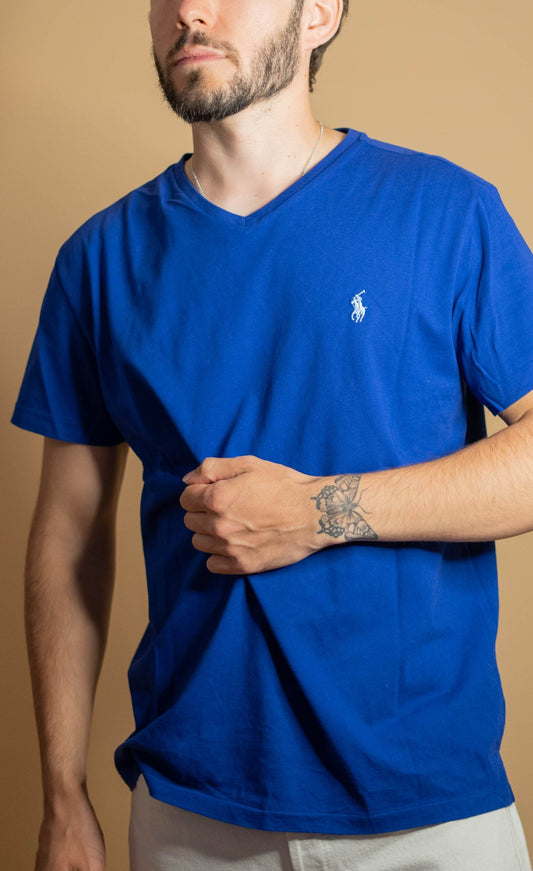 T-shirt Ralph Lauren Homme 756 - M - BLEU - amifrip - Friperie en ligne et vêtements vintage
