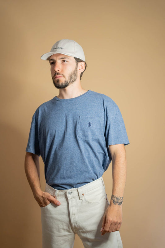 T-shirt Ralph Lauren Homme 779 - L - BLEU - amifrip - Friperie en ligne et vêtements vintage