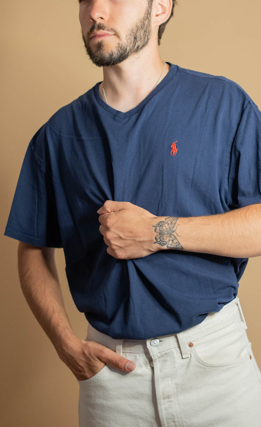 T-shirt Ralph Lauren Homme 780 - L - BLEU - amifrip - Friperie en ligne et vêtements vintage