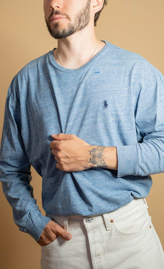 T-shirt Ralph Lauren Homme 787 - L - BLEU - amifrip - Friperie en ligne et vêtements vintage