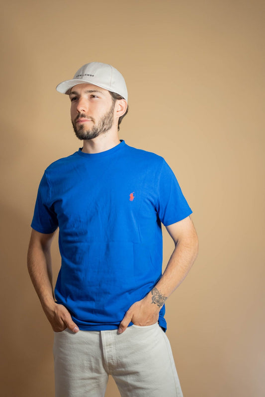 T-shirt Ralph Lauren Homme 791 - M - BLEU - amifrip - Friperie en ligne et vêtements vintage
