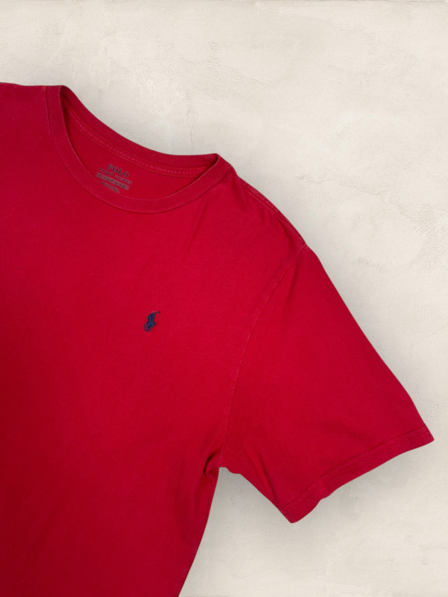 T-shirt Ralph Lauren Rouge S Homme Ref : 710 - Rouge - S - amifrip - Friperie en ligne et vêtements vintage