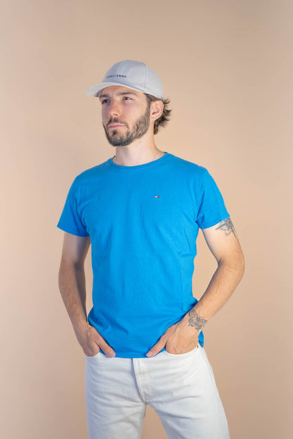 T-shirt Tommy Hilfiger Homme 957 - S - BLEU - amifrip - Friperie en ligne et vêtements vintage