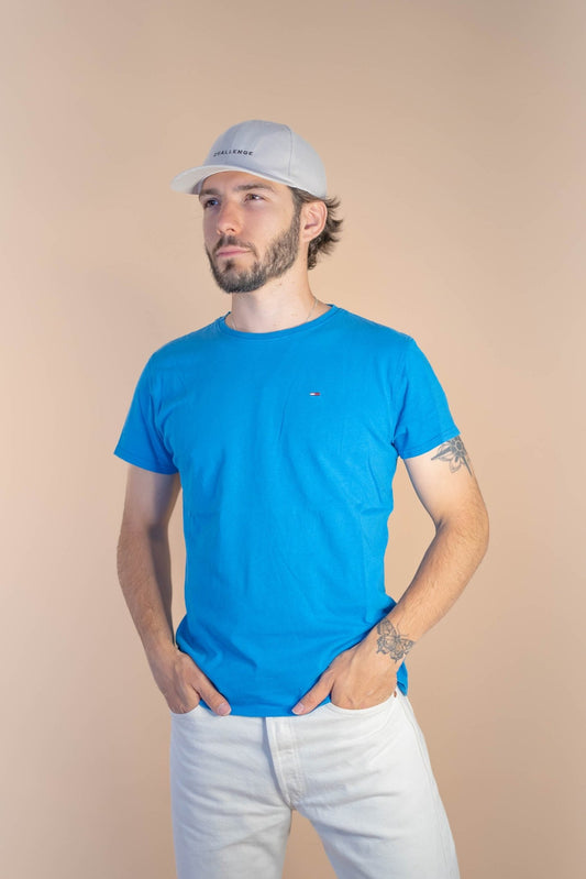T-shirt Tommy Hilfiger Homme 957 - S - BLEU - amifrip - Friperie en ligne et vêtements vintage