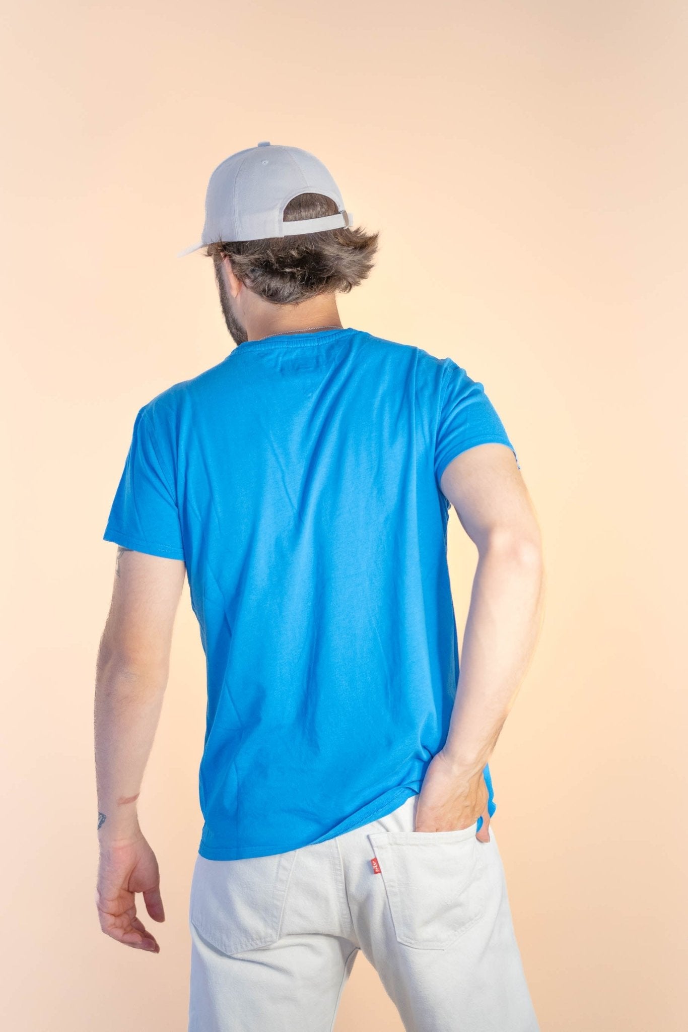 T-shirt Tommy Hilfiger Homme 957 - S - BLEU - amifrip - Friperie en ligne et vêtements vintage