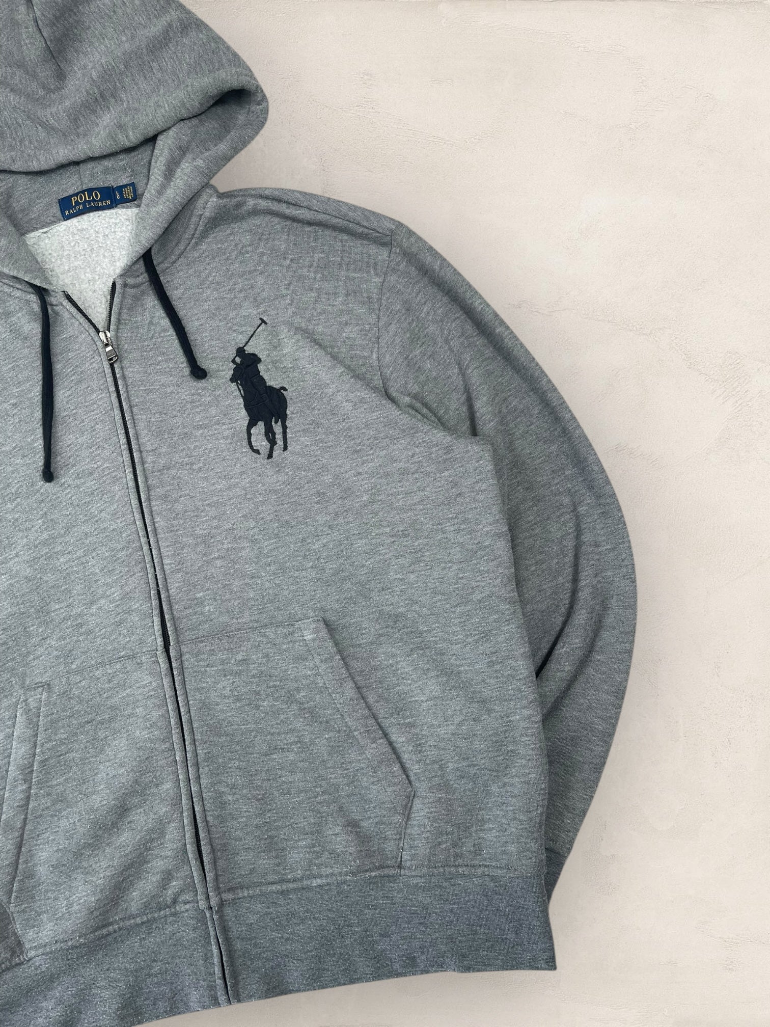 Veste a capuche Ralph Lauren Ref: 2662 - GRIS - L - amifrip - Friperie en ligne et vêtements vintage