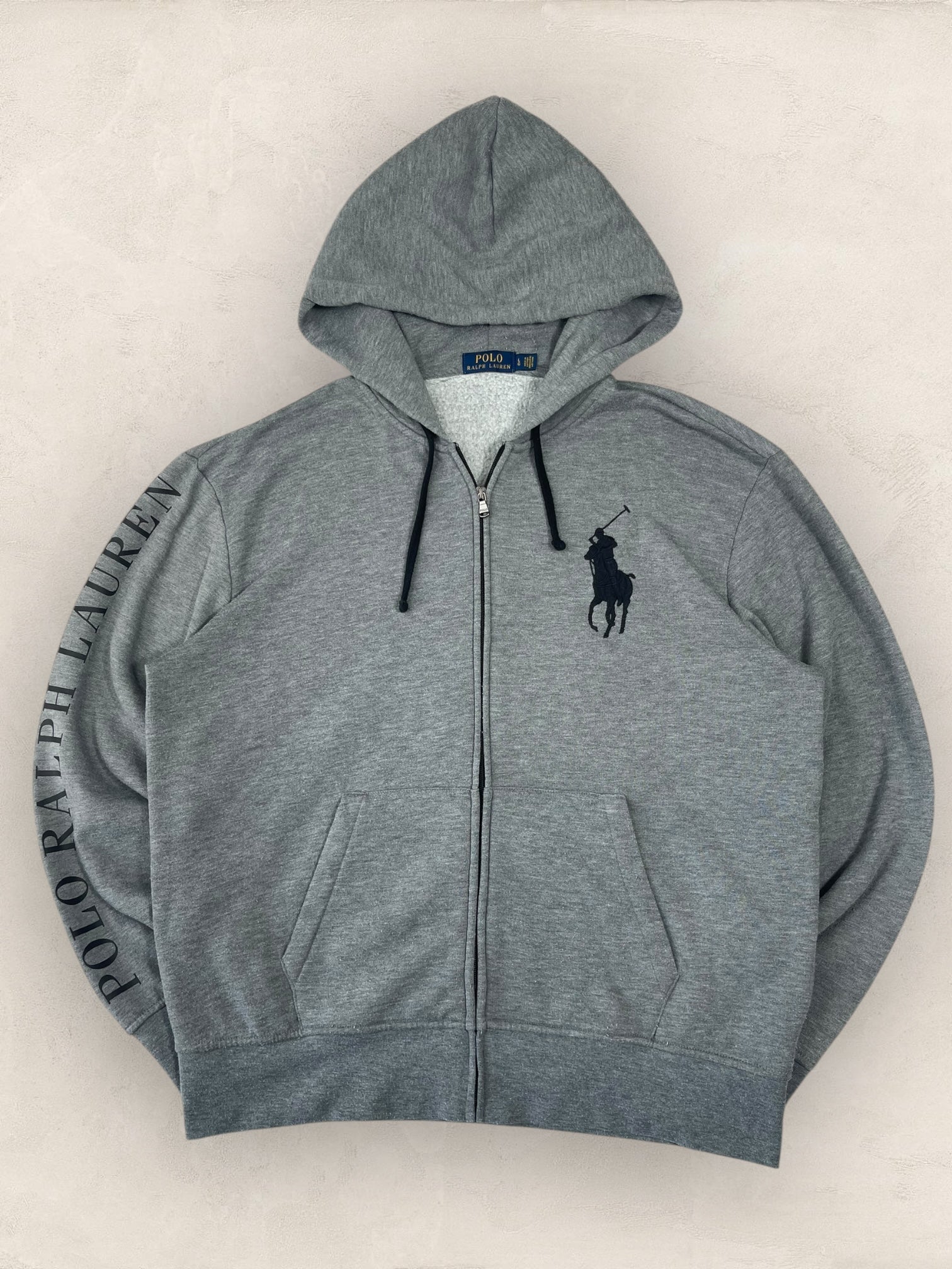 Veste a capuche Ralph Lauren Ref: 2662 - GRIS - L - amifrip - Friperie en ligne et vêtements vintage