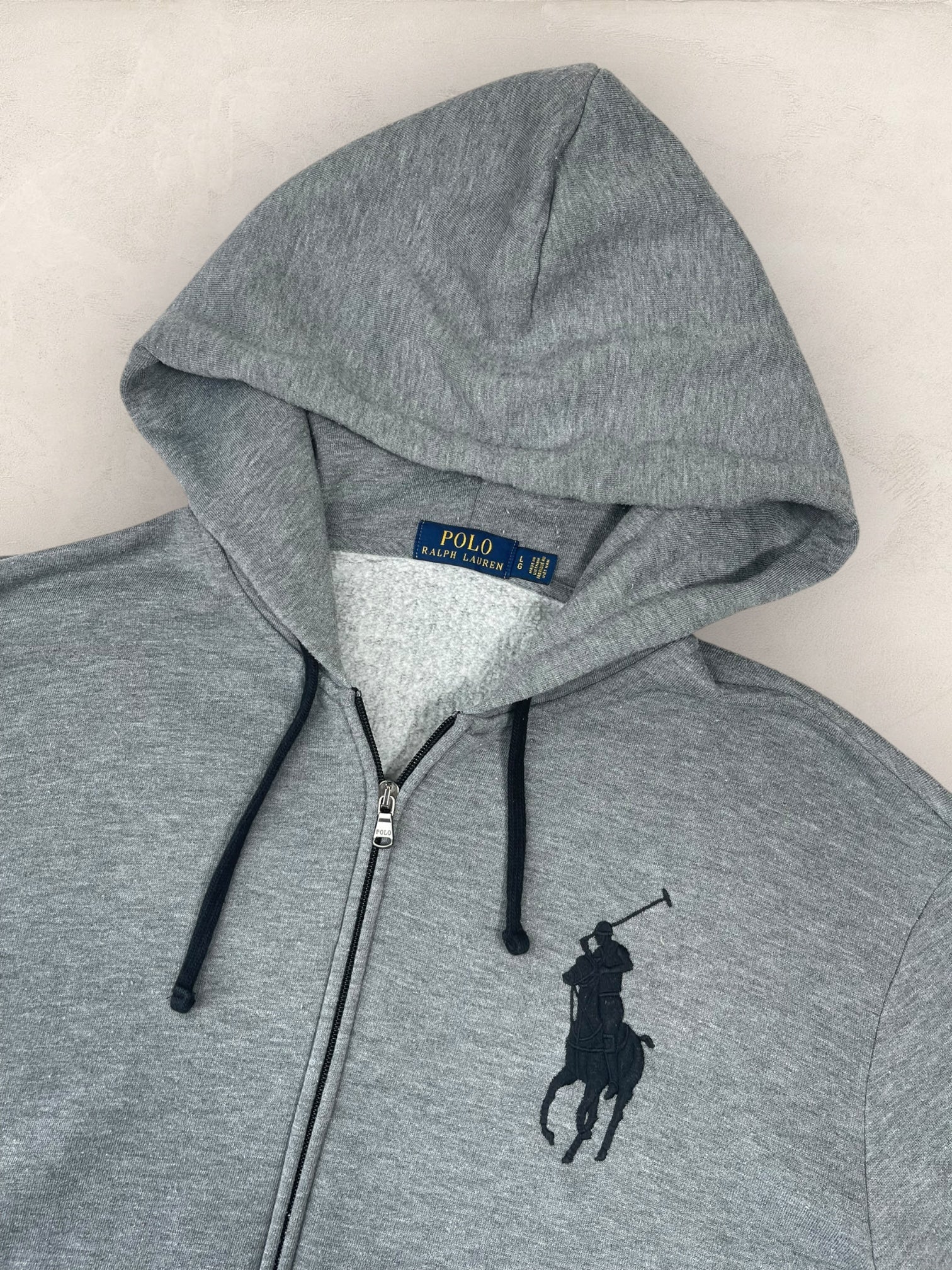 Veste a capuche Ralph Lauren Ref: 2662 - GRIS - L - amifrip - Friperie en ligne et vêtements vintage