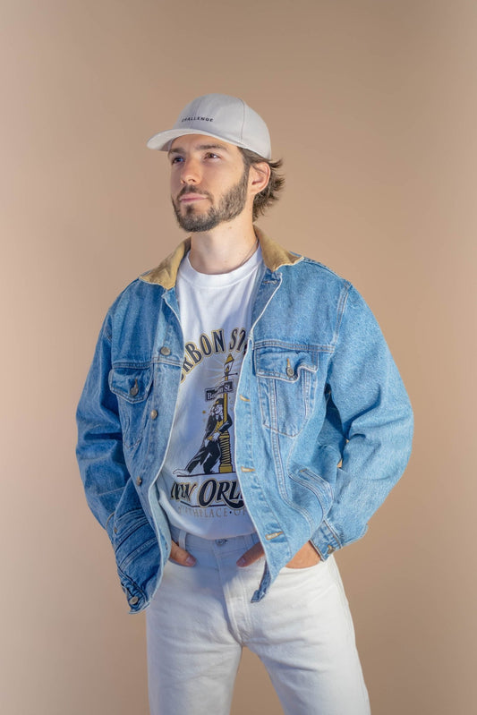 Veste En Jeans Large Homme 621 - BLEU - M - amifrip - Friperie en ligne et vêtements vintage