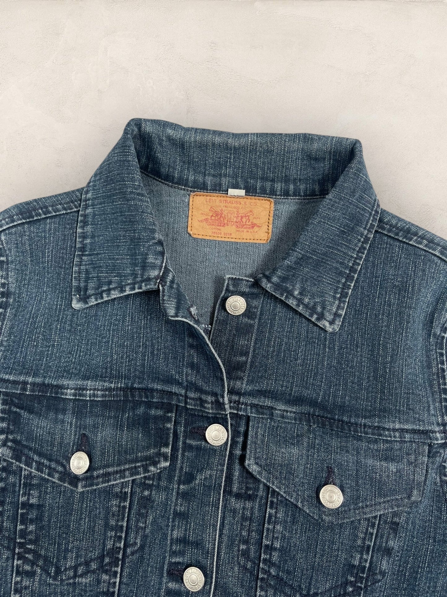 Veste En Jeans Levis Femme #1054 - BLEU - S - amifrip - Friperie en ligne et vêtements vintage