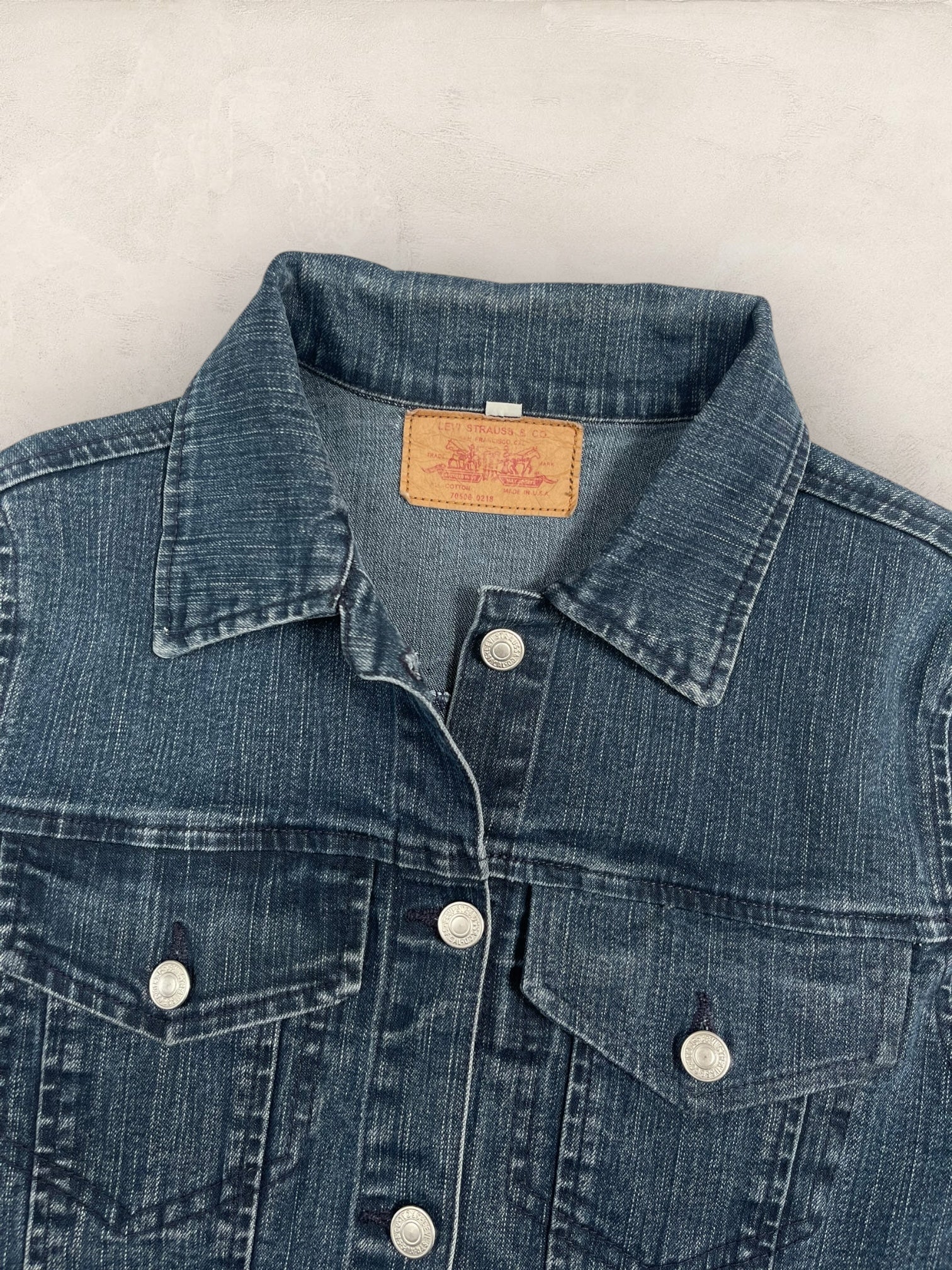 Veste En Jeans Levis Femme #1054 - BLEU - S - amifrip - Friperie en ligne et vêtements vintage