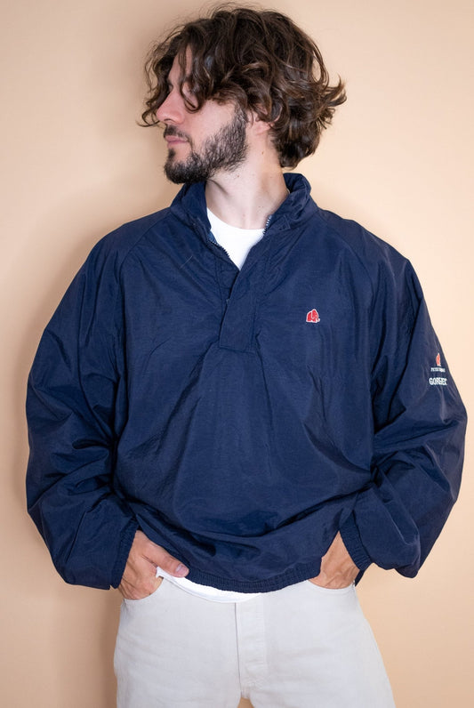 Veste half - zip peter fleming 1187 - BLEU - XL - amifrip - Friperie en ligne et vêtements vintage