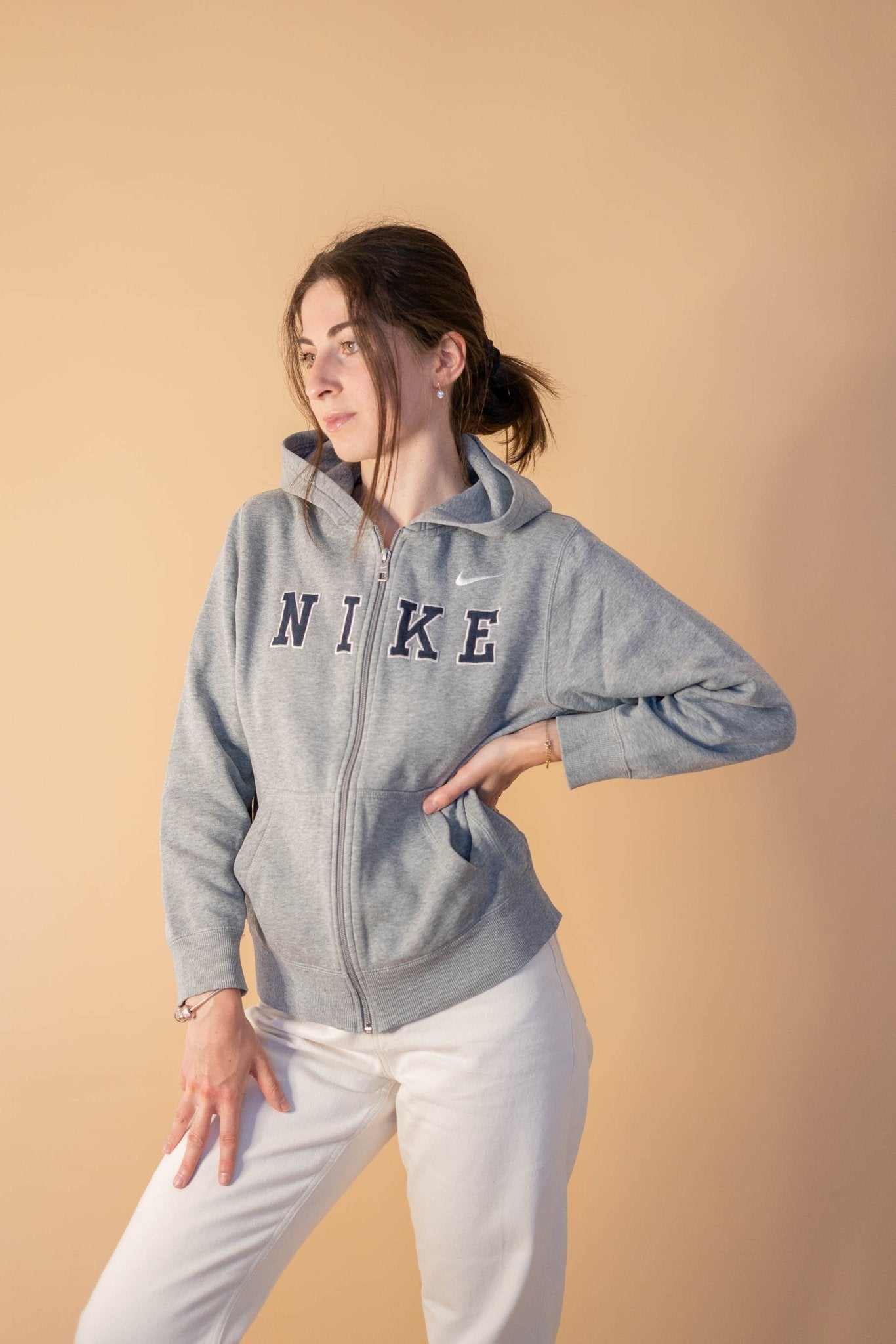 Veste Zippée NIKE Femme 916 - GRIS - S - amifrip - Friperie en ligne et vêtements vintage