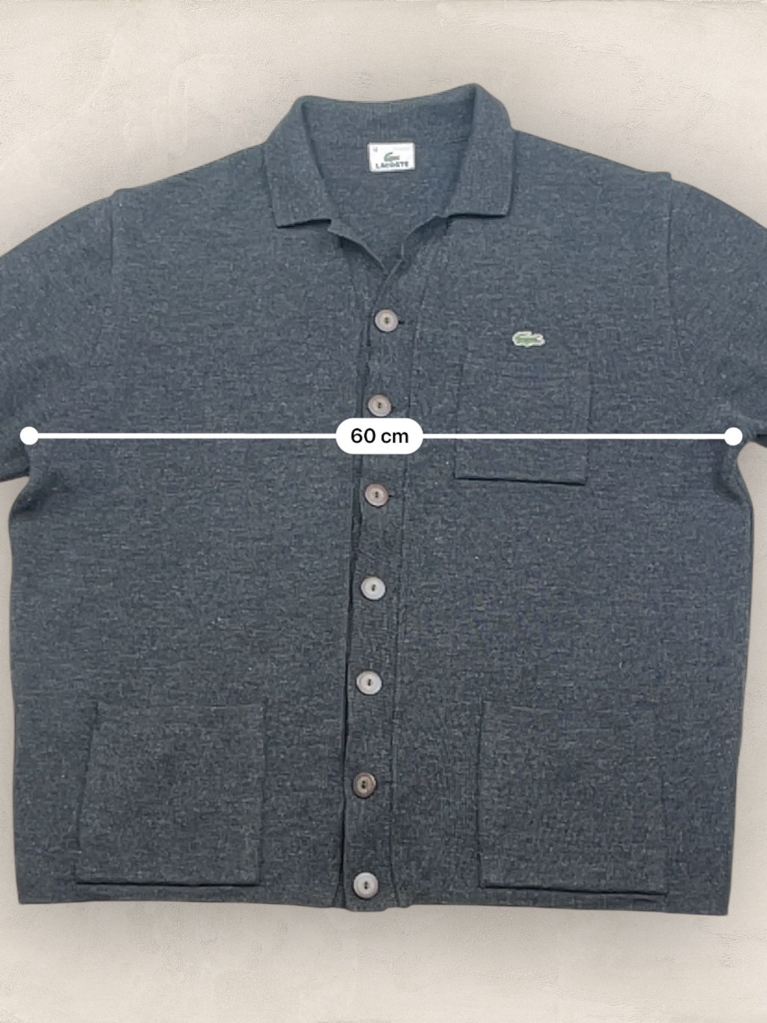 Veste/Chemise Homme Lacoste Gris L Ref:3275 - Gris - L - amifrip